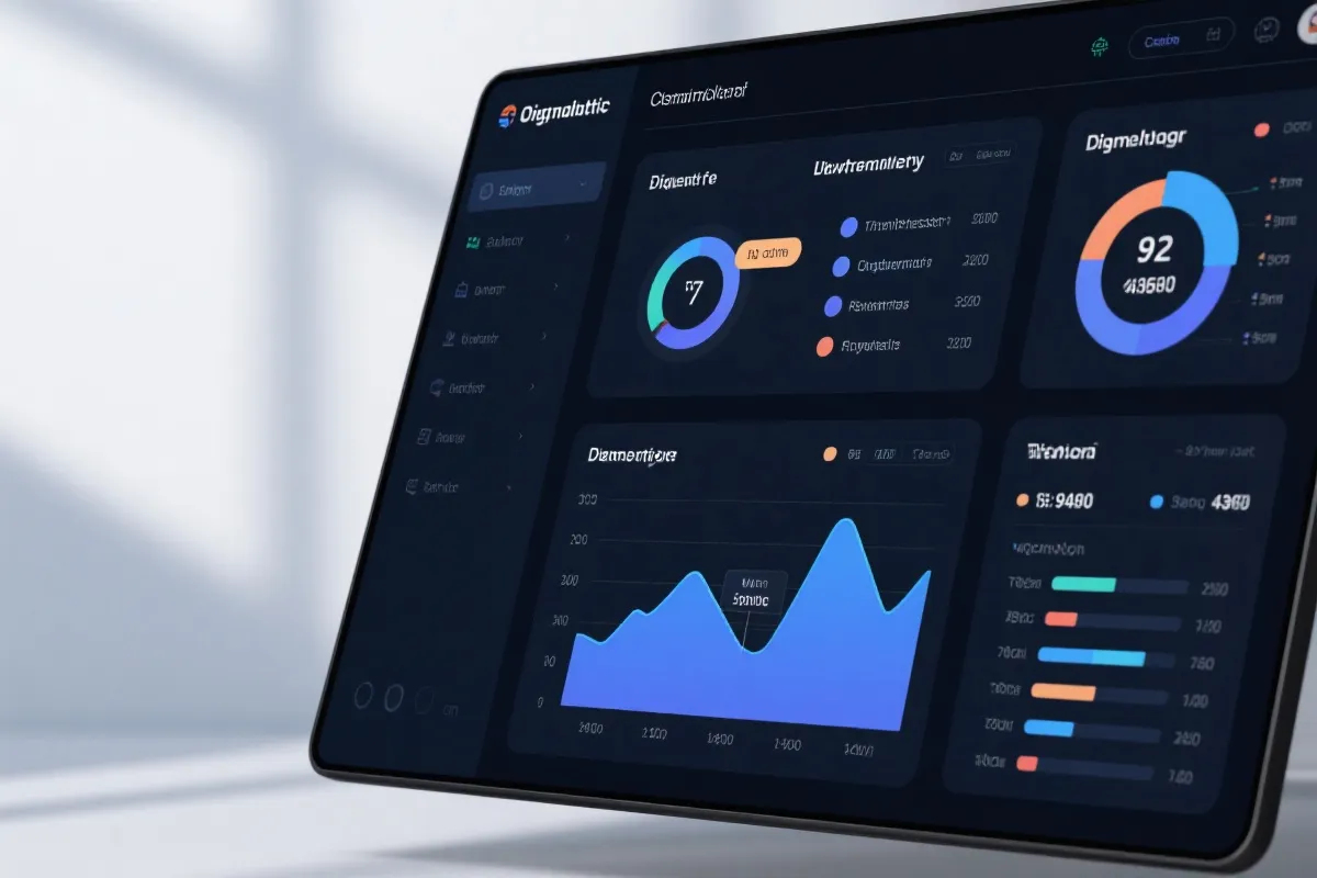 数据看板示意图